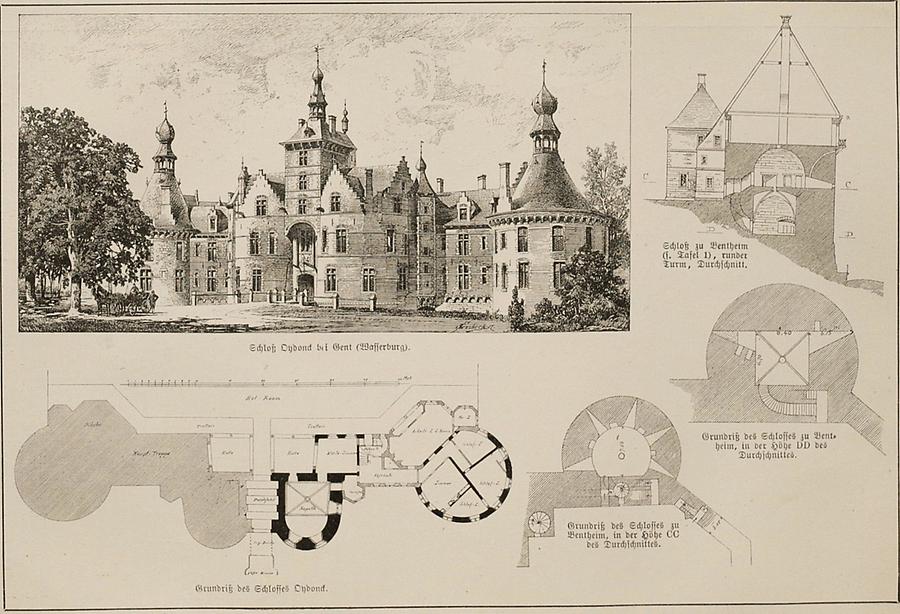 Illustration Burg (Tafel II)