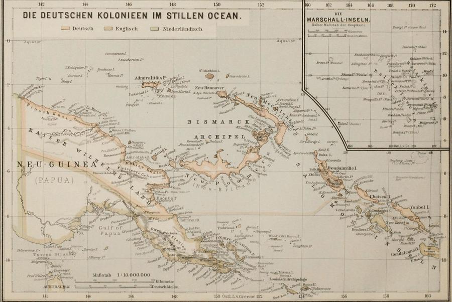 Illustration Deutsche Kolonien im Stillen Ozean