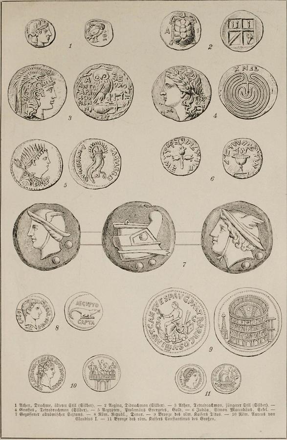 Illustration Münzwesen (Tafel I)