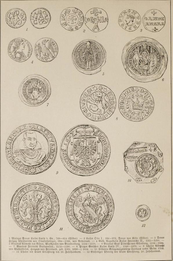 Illustration Münzwesen (Tafel II)