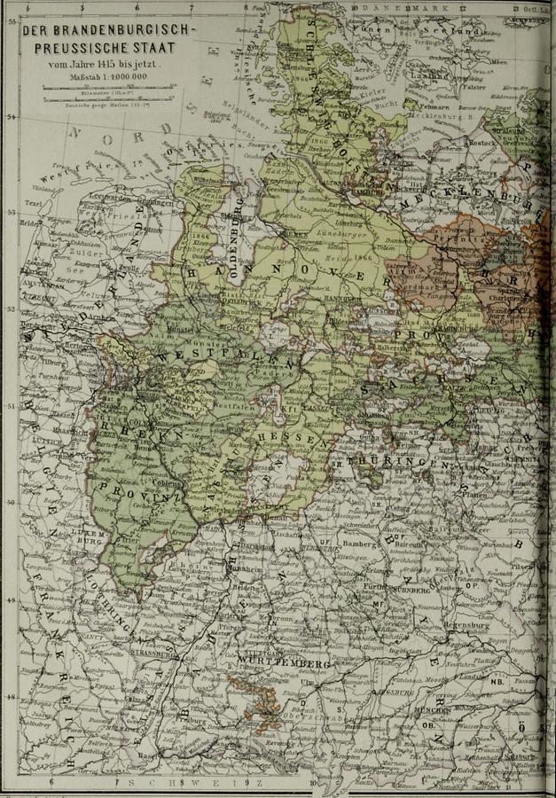Illustration Der Brandenburgisch-Preussische Staat (Tafel I)
