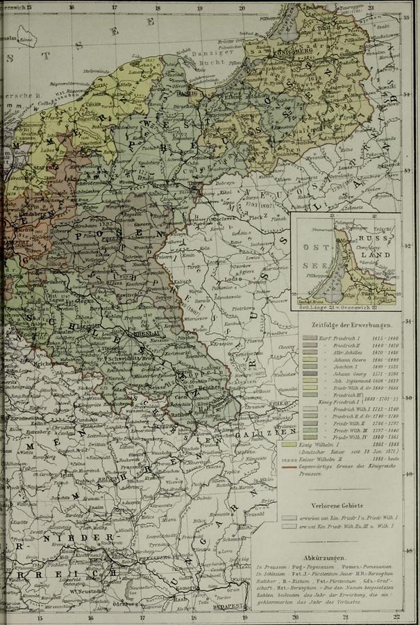 Illustration Der Brandenburgisch-Preussische Staat (Tafel II)