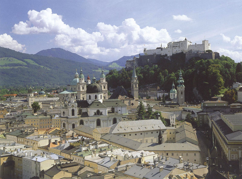 Salzburg, Blick vom Mönchsberg