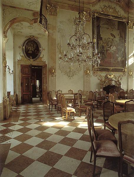 Salzburg, Empfangszimmer im Schloss Leopoldskron