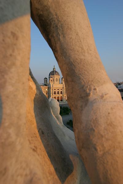 Über den Dächern Wiens - Blick auf das Kunsthistorische Museum