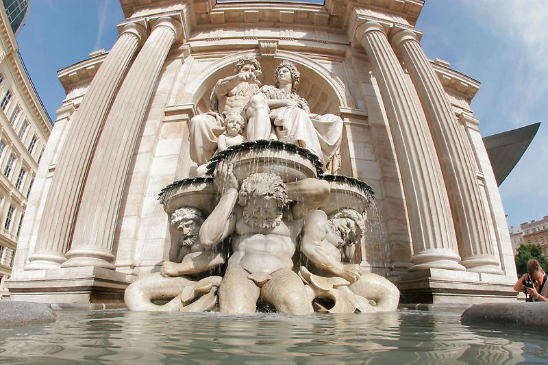 Brunnen in der City