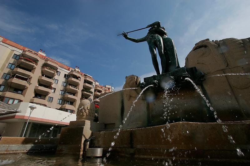 Brunnen in der City