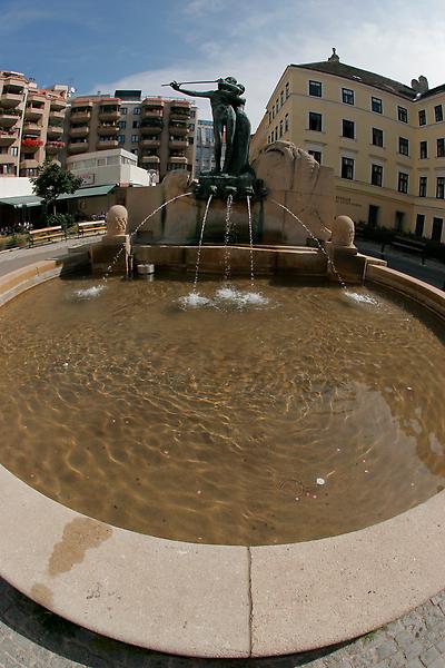 Brunnen in der City