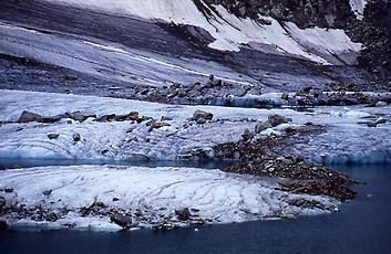 Eisbarrieren im Eissee, 1991