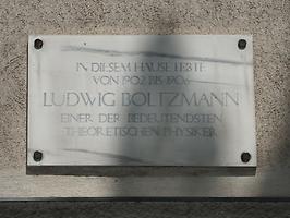 Gedenktafel L. Boltzmann
