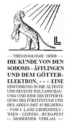 Theozoologie _ Hauptwerk von Lanz von Liebenfels