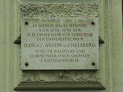 Eiselsberg, Gedenktafel Wohnhaus