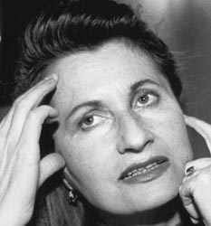 Elfriede Jelinek. Foto, 1992