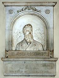 Porträt Loschmidt in der Universität Wien, Arkadenhof., © Rainer Lenius