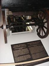 Frühere Tafel beimMarcuswagen im Technischen Museum Wien