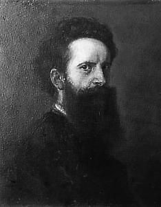 Hans Makart. Porträt von F. v. Lenbach