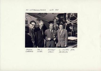Friedrich Schächter, Paul C. Fisher, Kosmonaut Leonow, US-Congressman Andersen