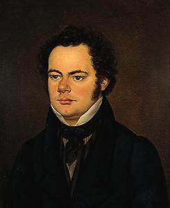 © Copyright Privatbesitz. Franz Schubert. Anonym. Gemälde, um 1827, für AEIOU.