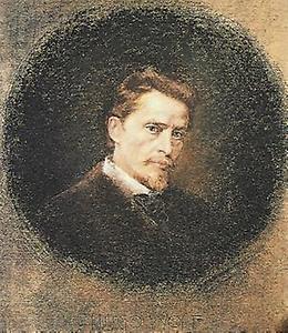 Hugo Wolf. Pastell von C. v. Wagner, 1902., © Privatbesitz, für AEIOU