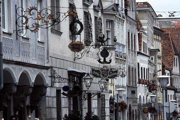 Historische Bürgerghäuser in Steyr