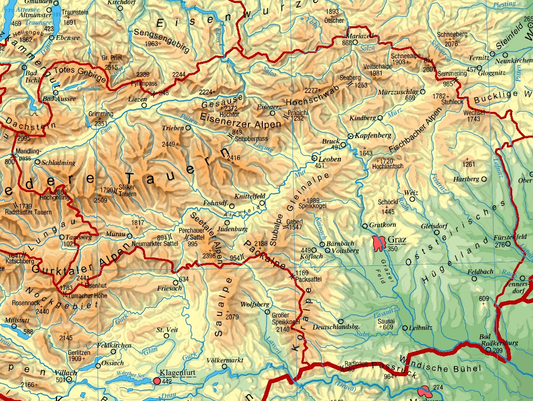 Steiermark | Landkarte-Österreich | Alles über Österreich | Community