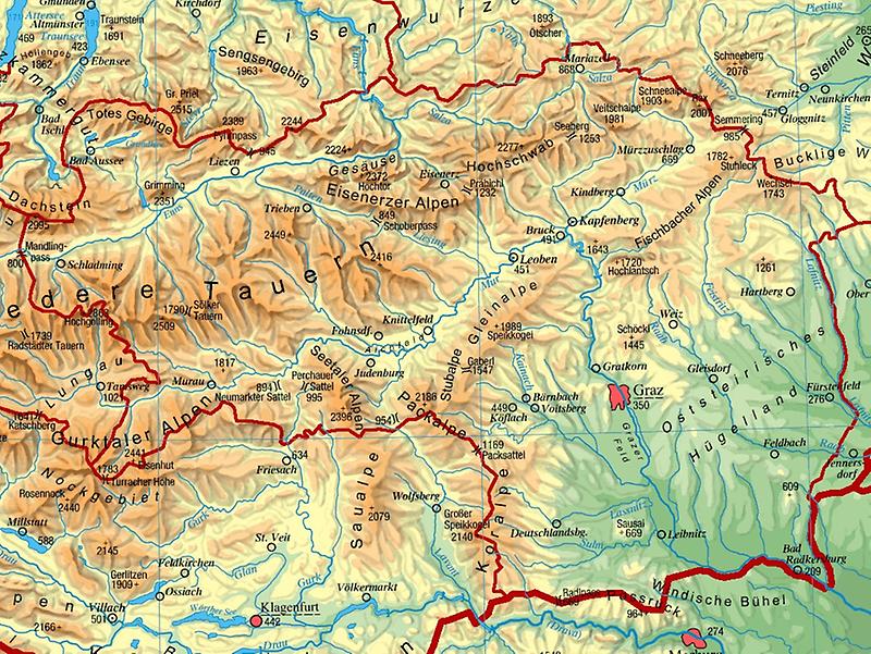 Steiermark | Landkarte-Österreich | Alles über Österreich | Community
