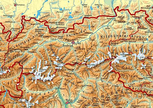 Tirol | Landkarte-Österreich | Alles über Österreich | Community im