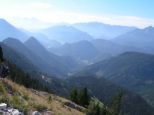 Blick von der Kremsmauer Richtung Süden in die Kalkalpen, ©Danninger