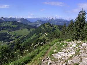 Blick vom Zwölferhorn Richtung Illinger Alm, ©Danninger