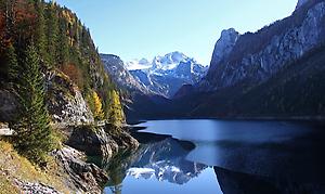 Der Gosausee im Salzkammergut ist zu jeder Jahreszeit ein beliebtes Fotomotiv, ©Heli Grünauer