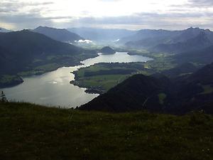 Wolfgangsee vom Zwölferhorn aus