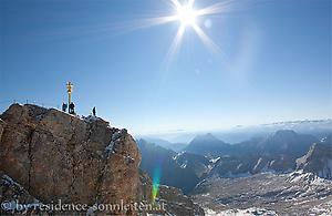 Gipfelkreuz der Zugspitze (2.962 m), ©Siegfried Einsle