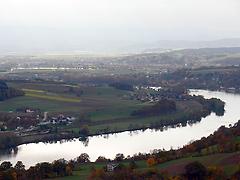 Blick gegen Osten auf die Donau bei Säusenstein