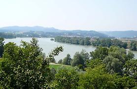 Blick in das Donautal von St. Veit gegen Nordwesten