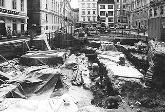 Ausgrabung Judenplatz 1996
