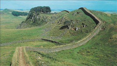 Hadrianswall in Großbritannien