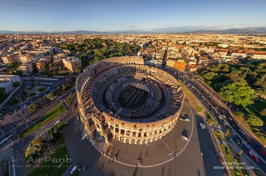 The Colosseum, Rome, Italy, © AirPano 