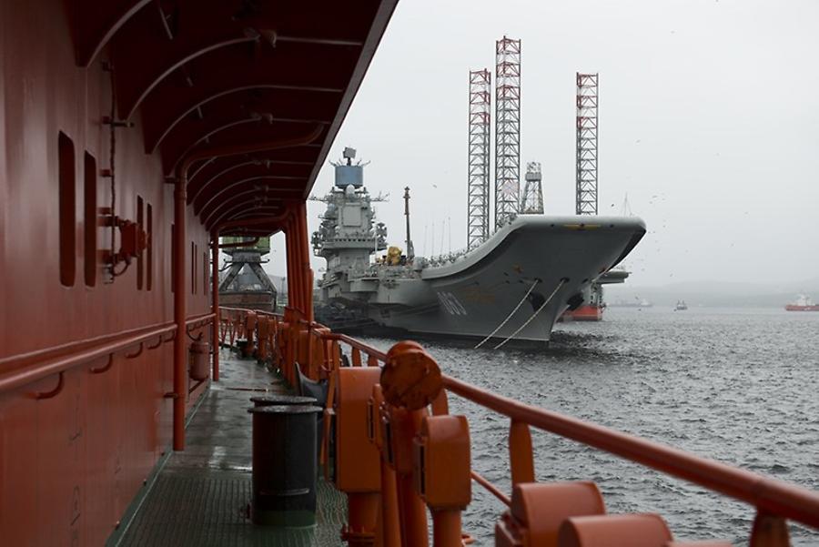 Aircraft-carrier «Admiral Kuznetsov», © AirPano 