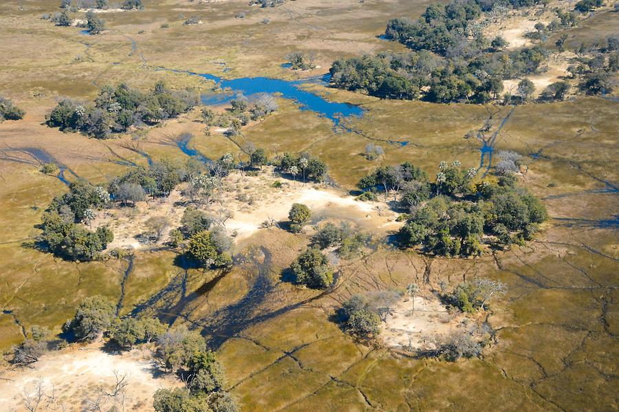 Flight over Okavango