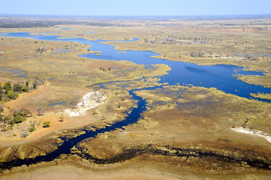 Flight over Okavango