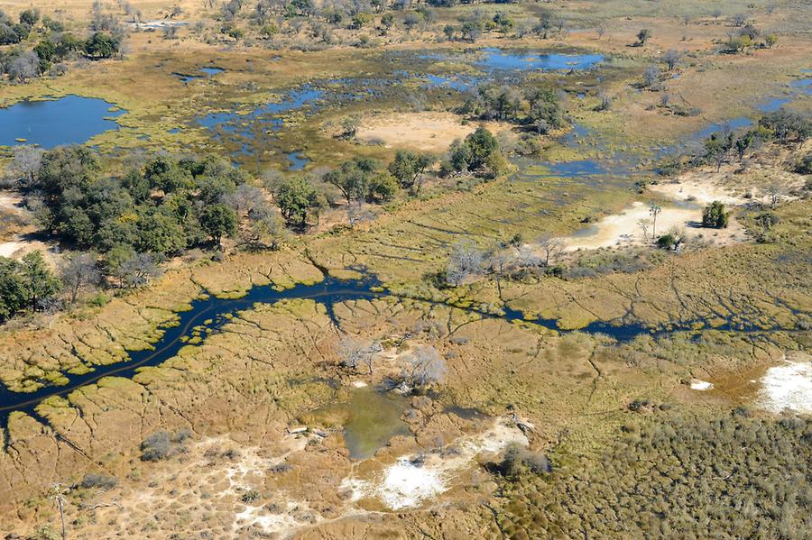 Flight over Okavango