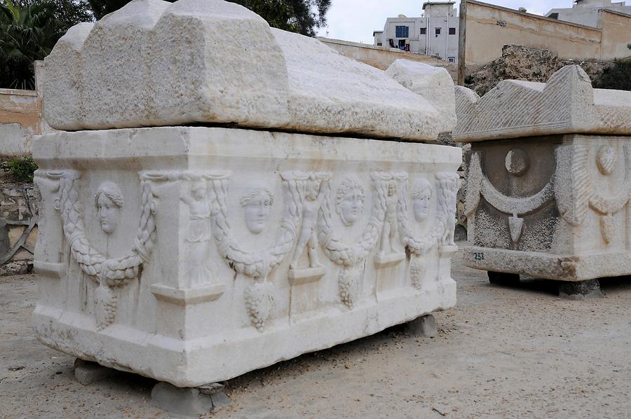 Catacombs of Kom El Shoqafa - Sarcophagus