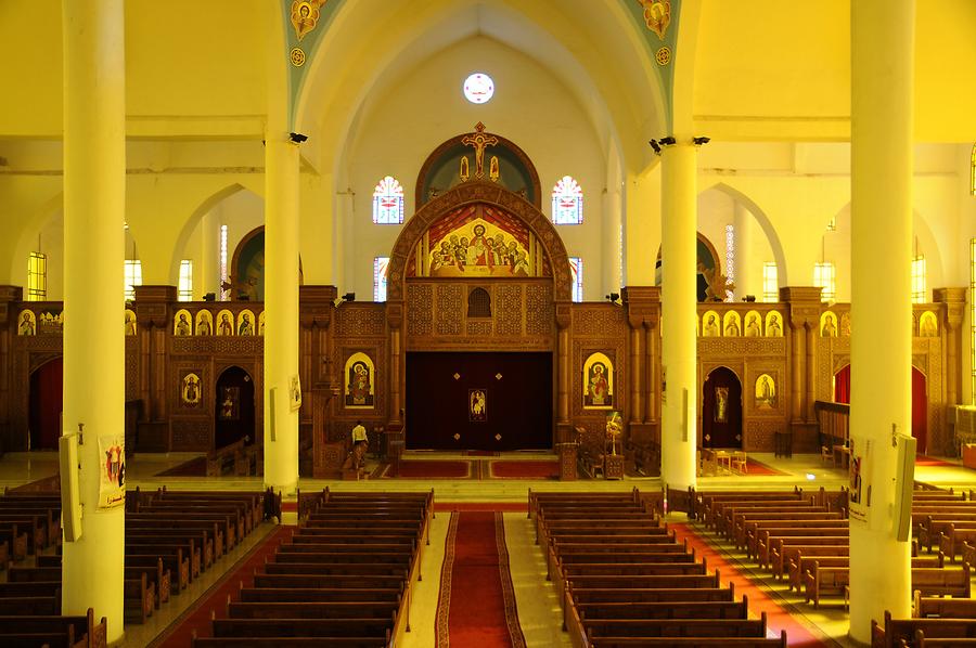Aswan - Coptic Orthodox Cathedral; Inside