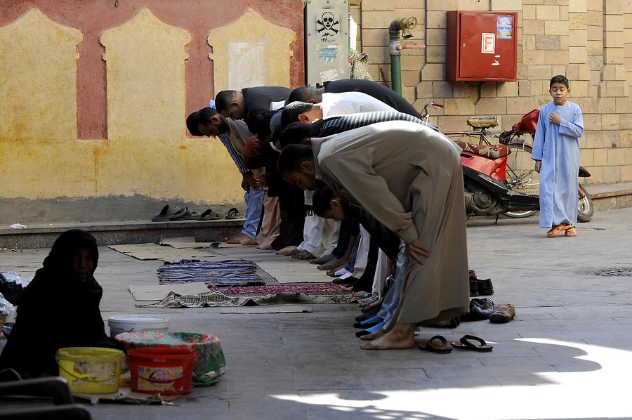 Aswan - Market; Prayer Meeting