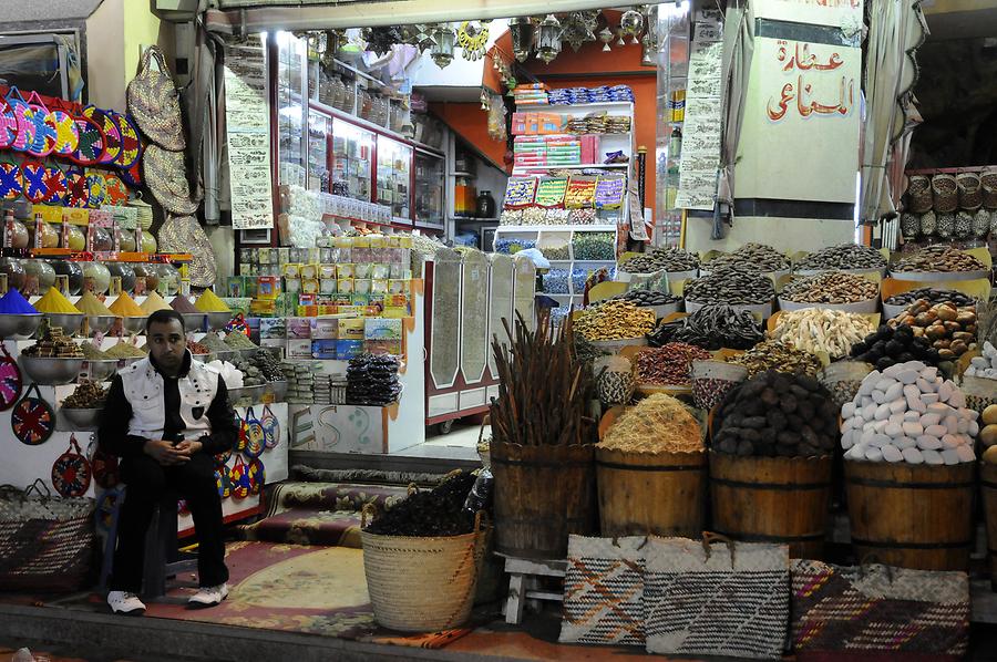 Aswan - Market at Night