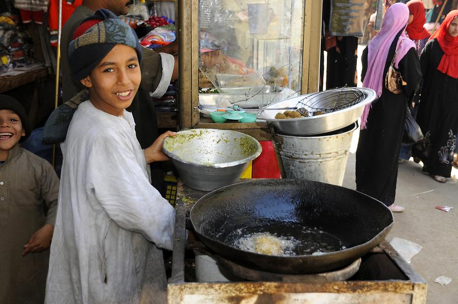 Edfu - Street Life; Market