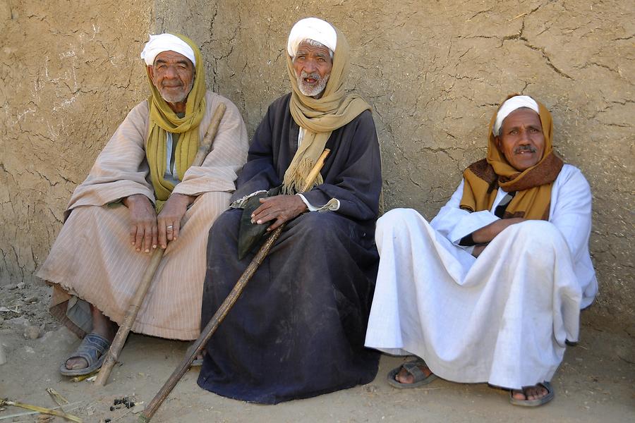 Village near Kom Ombo - Villagers