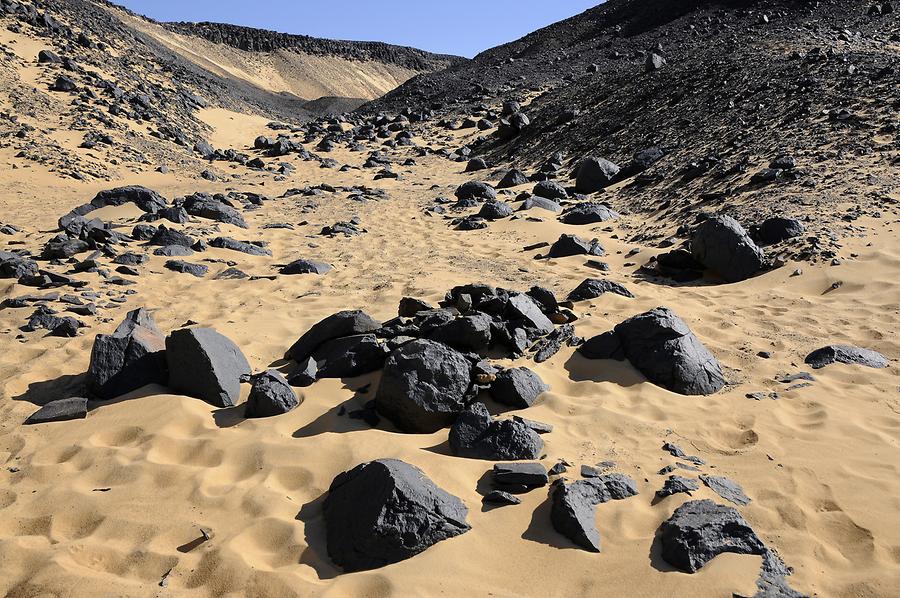 Western Desert - Black Volcanic Hills