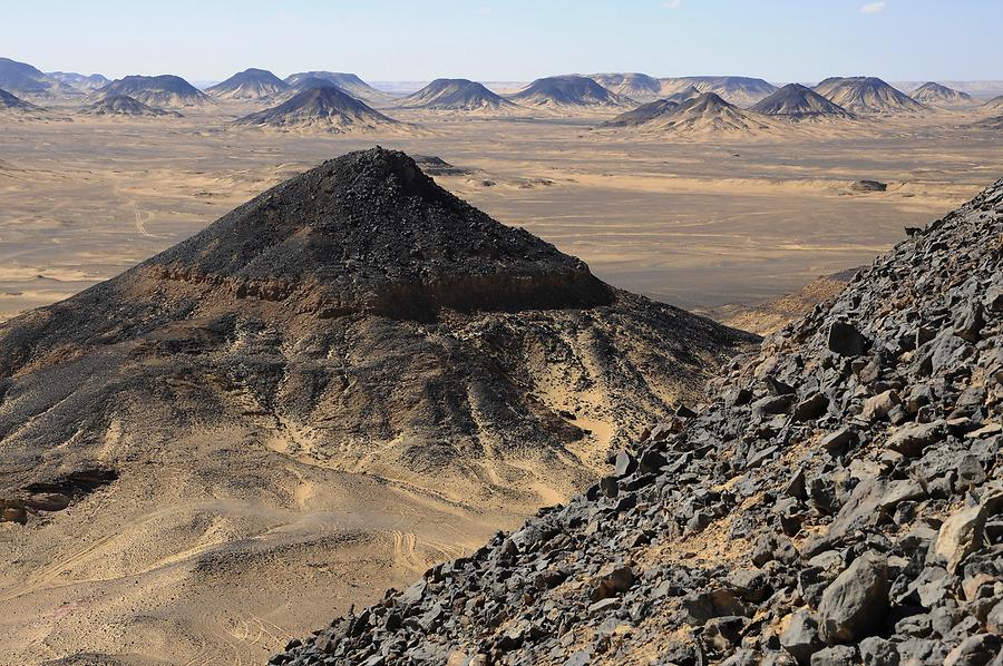 Western Desert - Black Volcanic Hills