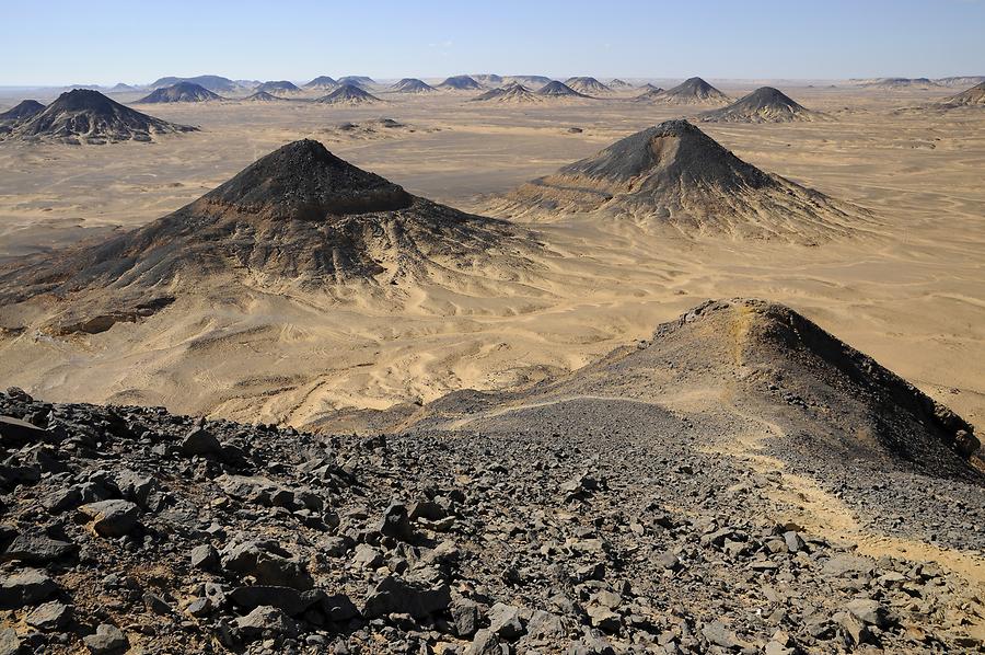 Western Desert - Black Volcanic Hills